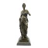 Image 1 : Gorgeous Roman Maiden Bronze Sculpture