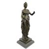 Image 4 : Gorgeous Roman Maiden Bronze Sculpture