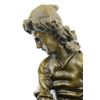 Image 2 : Beautiful Art Nouveau Solid Bronze Statue