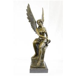 Becquerel Nude Angel Bronze Sculpture