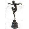 Image 9 : Dancer Bronze Statue on Marble Base Figure