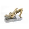 Image 5 : Stunning Erotic Nude Bronze Statue on Marble Base Figure