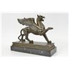 Image 5 : Griffin Bronze Statue with Marble Base
