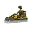 Image 7 : Nude Napoleons Sister Bronze Sculpture on Marble Base Statue
