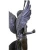 Image 8 : Amazon Bronze Statue on Marble Base Figurine