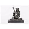 Image 1 : Dancer Bronze Figurine on Marble Base Sculpture