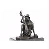 Image 2 : Dancer Bronze Figurine on Marble Base Sculpture