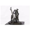 Image 4 : Dancer Bronze Figurine on Marble Base Sculpture