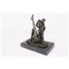 Image 5 : Dancer Bronze Figurine on Marble Base Sculpture
