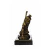 Image 6 : Dancer Bronze Figurine on Marble Base Sculpture