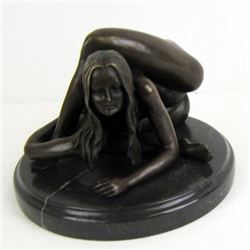 Nude Girl Bronze Sculpture