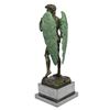 Image 6 : Classical Bronze Statue on Marble Base Sculpture