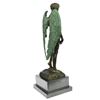Image 8 : Classical Bronze Statue on Marble Base Sculpture