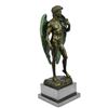 Image 9 : Classical Bronze Statue on Marble Base Sculpture