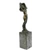 Image 9 : Nude Girl Bronze Statue on Marble Base Figure
