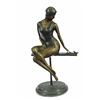 Image 1 : Joyful Pixie Dancer on Beam Bronze Figure