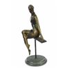 Image 5 : Joyful Pixie Dancer on Beam Bronze Figure