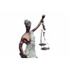 Image 5 : Blind Lady of Justice Bronze Statue on Marble Base Sculpture
