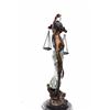 Image 8 : Blind Lady of Justice Bronze Statue on Marble Base Sculpture