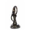 Image 7 : Venus on Moon Bronze Figurine on Marble Base Sculpture