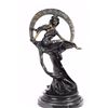 Image 8 : Venus on Moon Bronze Figurine on Marble Base Sculpture