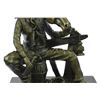 Image 4 : Cowboy Sitting on Barrel Drinking Whisky Bronze Sculpture