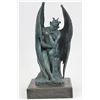 Image 3 : Dark Angel Bronze Sculpture on Marble Base Figurine