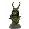 Image 1 : Native American Bronze Sculpture on Marble Base