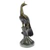 Image 1 : Beautiful Peacock Bird Animal Bronze Sculpture
