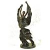 Image 3 : Flamenco Dancer Bronze Sculpture on Marble Base Figurine
