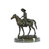 Image 1 : Rogers Bronze Statue on Marble Base Sculpture