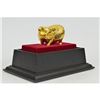 Image 5 : Gold Plexiglases Pig Sign of Luck Money Sculpture