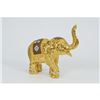 Image 2 : Gold Plexiglases Gold Color Elephant Figure