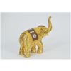 Image 4 : Gold Plexiglases Gold Color Elephant Figure