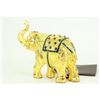 Image 2 : Gold Plexiglases Gold Color Elephant Figure