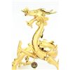 Image 6 : Gold Plexiglases Golden Dragon Wine Holder Sculpture