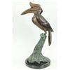 Image 3 : Coastal Shorebird Bronze Sculpture on Marble Base Statue