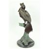 Image 5 : Coastal Shorebird Bronze Sculpture on Marble Base Statue