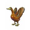 Image 1 : Duck Bronze Sculpture on Marble Base Figurine