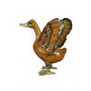 Image 5 : Duck Bronze Sculpture on Marble Base Figurine