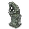 Image 6 : Thinker Famous Work Bronze Sculpture on Marble Base Figurine