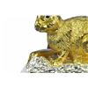 Image 4 : Gold Plexiglases Silver Plated Rabbit Sculpture
