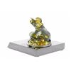 Image 7 : Gold Plexiglases Sitting Ox Statue