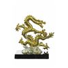 Gold Plexiglases Silver Plated Dragon Sculpture