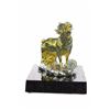 Image 1 : Gold Plexiglases Shaggy Sheep or Ram Sculpture