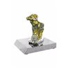 Image 6 : Gold Plexiglases Shaggy Sheep or Ram Sculpture