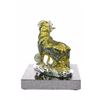 Image 8 : Gold Plexiglases Shaggy Sheep or Ram Sculpture