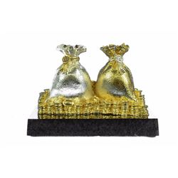 Gold Plexiglases Symbol of Wealth Good Luck Figurine