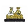 Image 1 : Gold Plexiglases Symbol of Wealth Good Luck Figurine