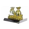 Image 5 : Gold Plexiglases Symbol of Wealth Good Luck Figurine